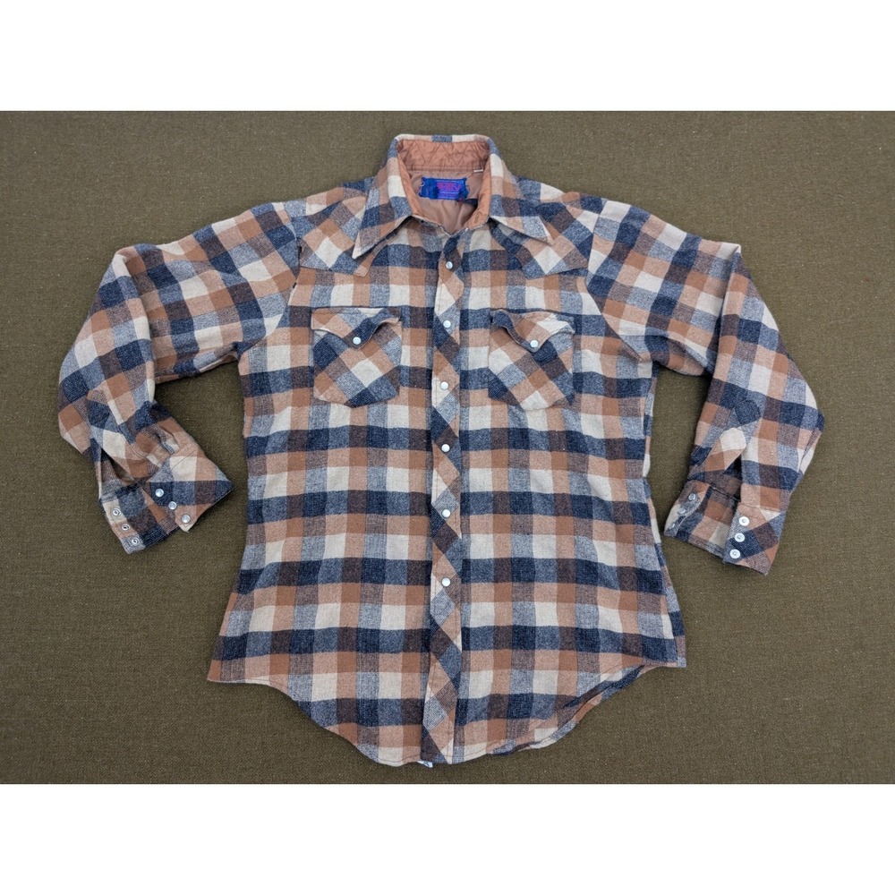 70's Bardon Ponderosa Wool/Nylon Shirt Size Medium Camping/Hiking